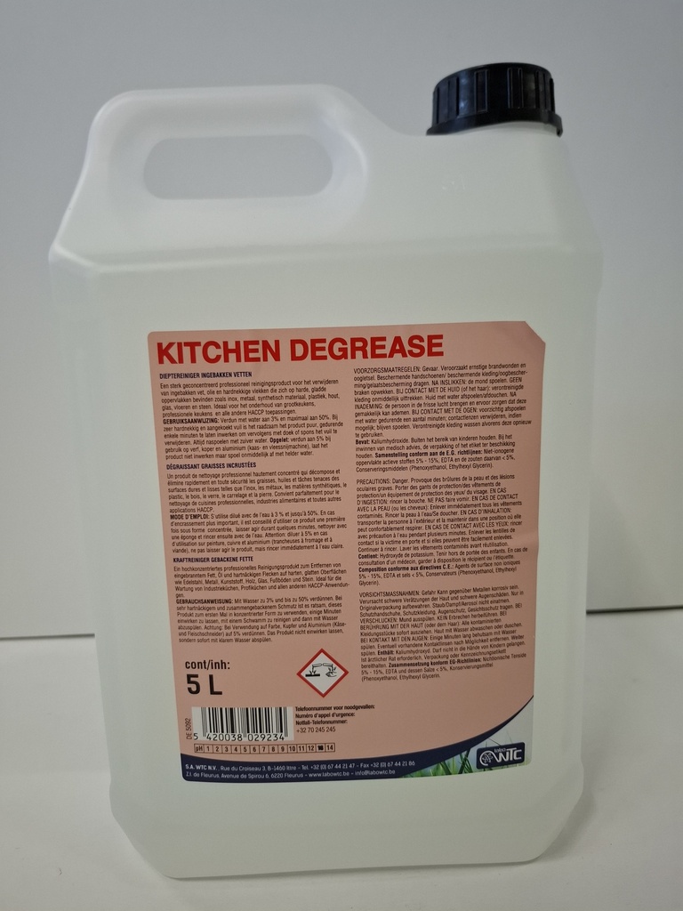 Kitchen Degrease en 5L DE5092/5