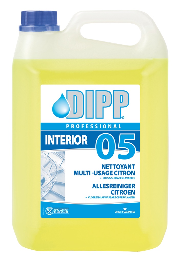 Dipp 05 en 5L - nettoyant multiusage citron