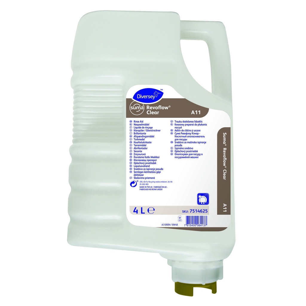 Suma Revoflow Clear A11  -cart 3x4l-rinçage-