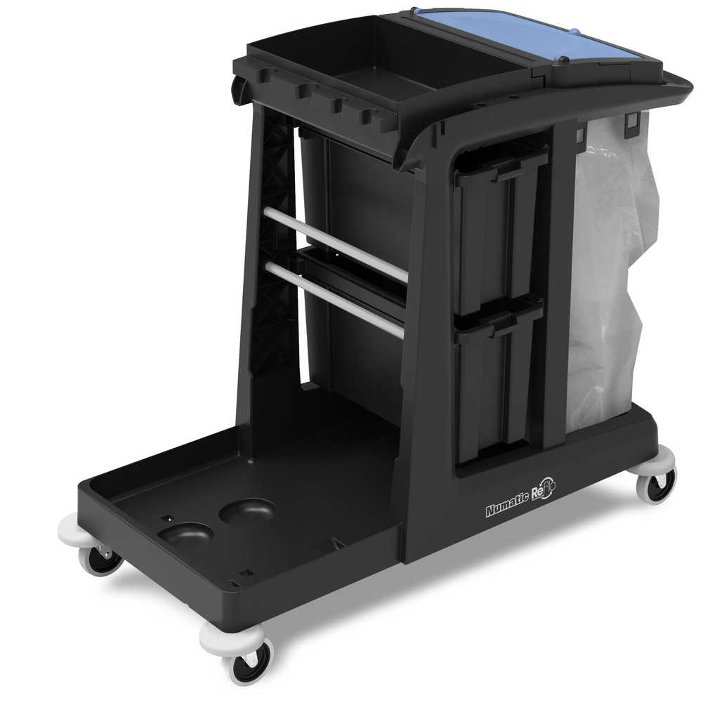 Chariot ReFlo ECO-Matic EM5 avec 2 x seaux 10L