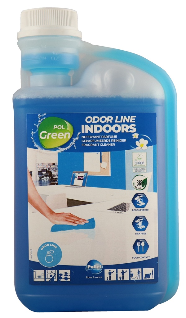 POLGREEN Odor Line Indoors 1L pH 7,5( base Alcool)