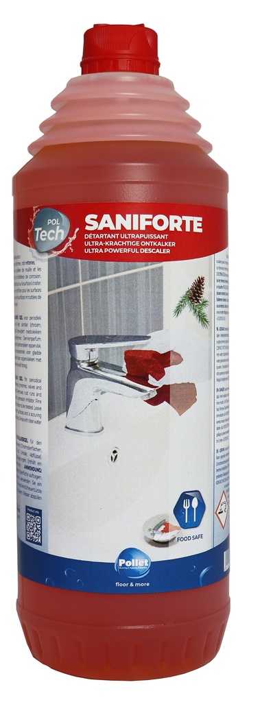 POLTECH Saniforte Gel en 1L - Puissant