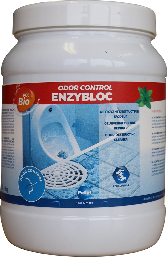 POLBLIO Enzybloc en 1kg - Nettoyant Détartrant urinoir