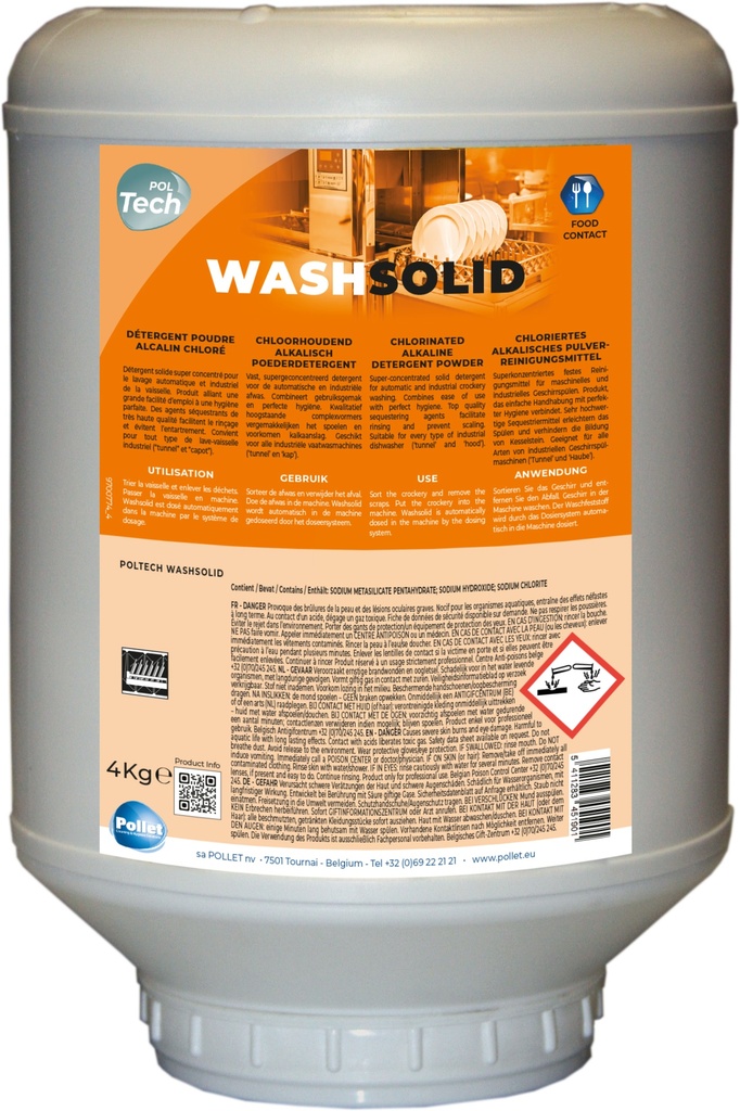 POLTECH Washsolid en 4x4Kg