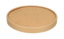 [2557] Couvercle Rond Carton Kraft 150mm - x360pces