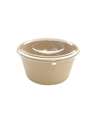 Ravier Kraft Rond Salade 1200cc - 4x50 pièces