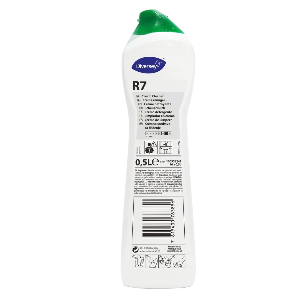 Crème à récurer 500ml -Di r7 x12pces /prix carton