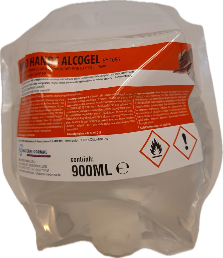 Mado Hands Alcogel en 12x900ml - Notif793 - HACCP