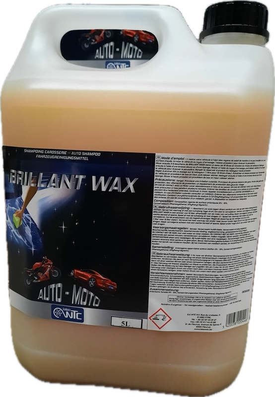 Brillant Wash en 5L - Shampoing carrosserie