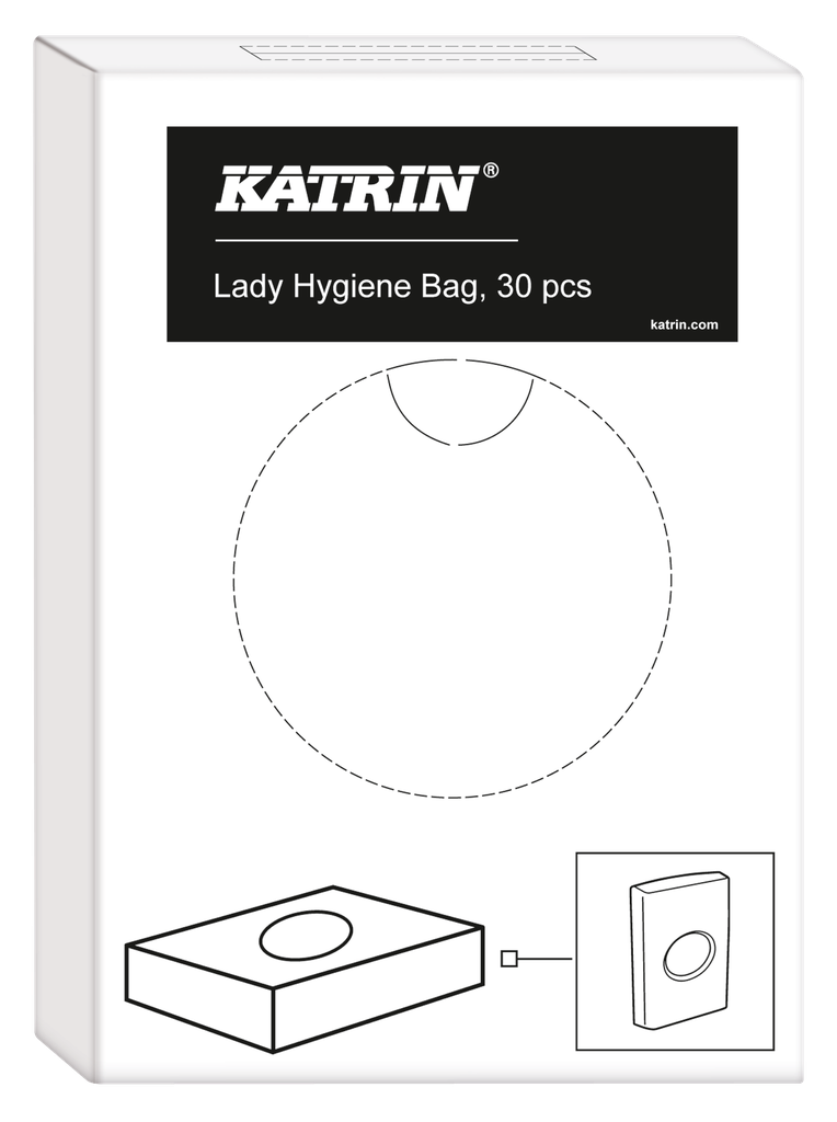 Sachet Serviette Périodique x30pces-  Katrin/prix boite