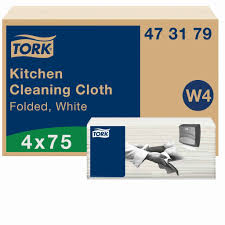 Tork Torchon Cuisine Plié Blanc Top Pack 4x75pièces