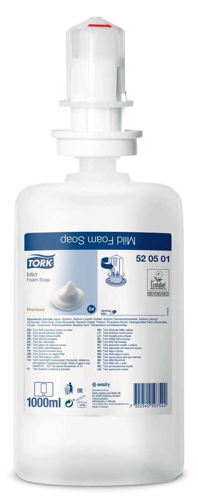 Tork premium Soap Foam mousse 1Lx6 pc-S4/Prix carton