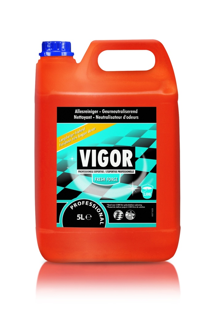 Vigor Fresh Force (bleu ) en 2x 5L /Prix carton