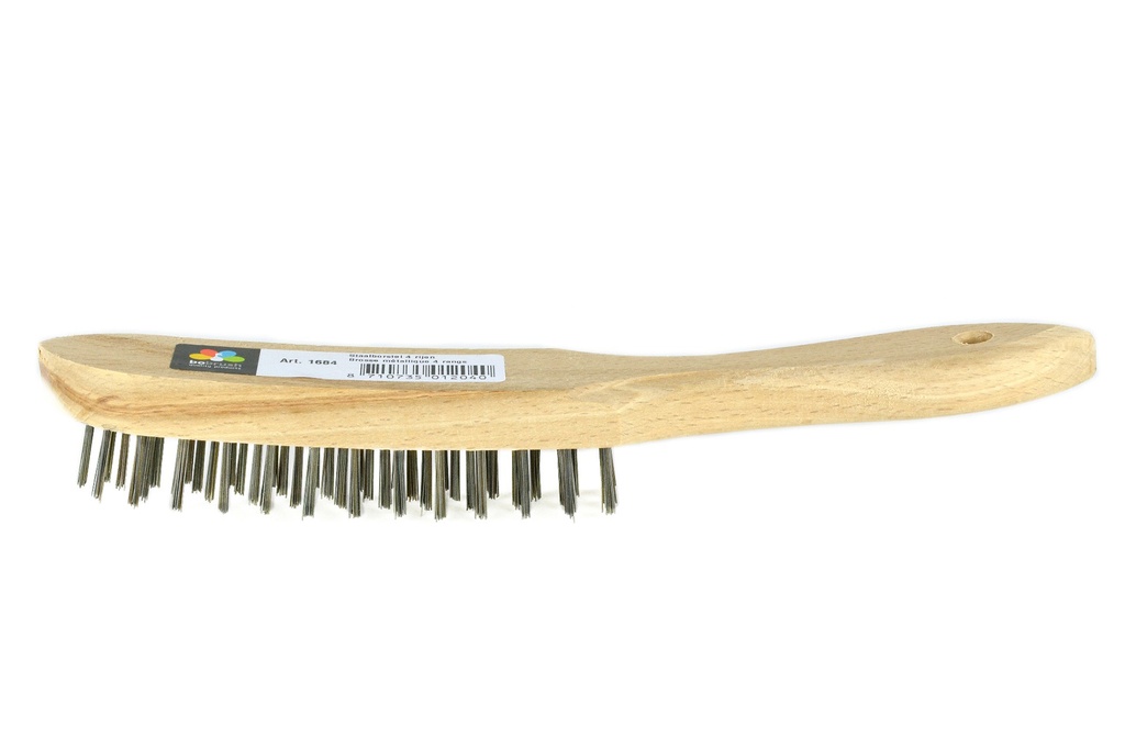 Brosse à récurer en Acier(fer ) 23cm ,5 rangs