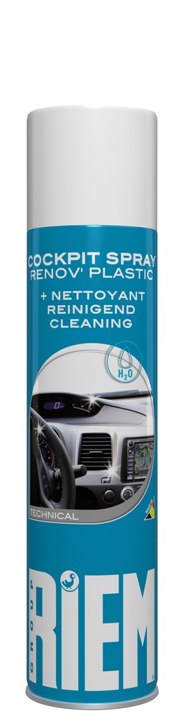 Renov'Cockpit plastic spray 400ml -Riem