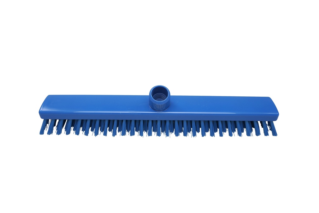 Brosse à récurer hygiénique poil dur 40cm  -Bleu