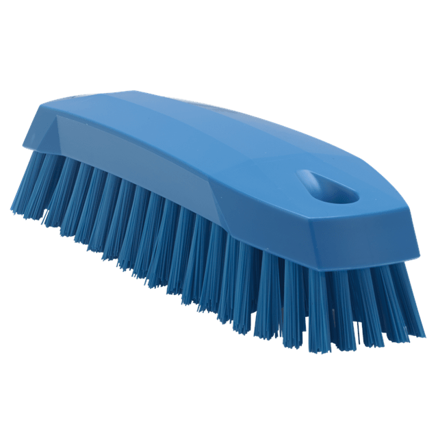 Brosse Savon Main Nylon Eclair Dur - Poil bleu