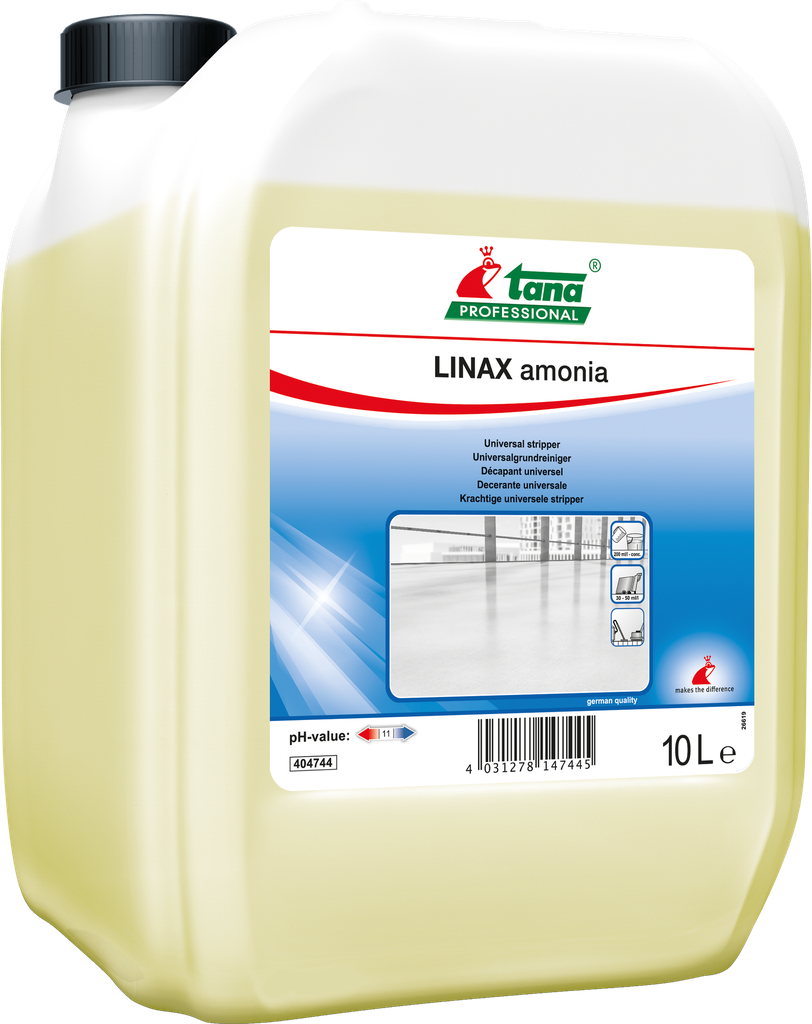 LINAX amonia  en 10L -Nettoyant-décapant Lino