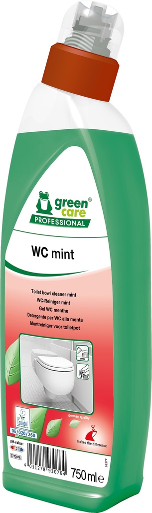 WC mint détartrant 750ml-green care-