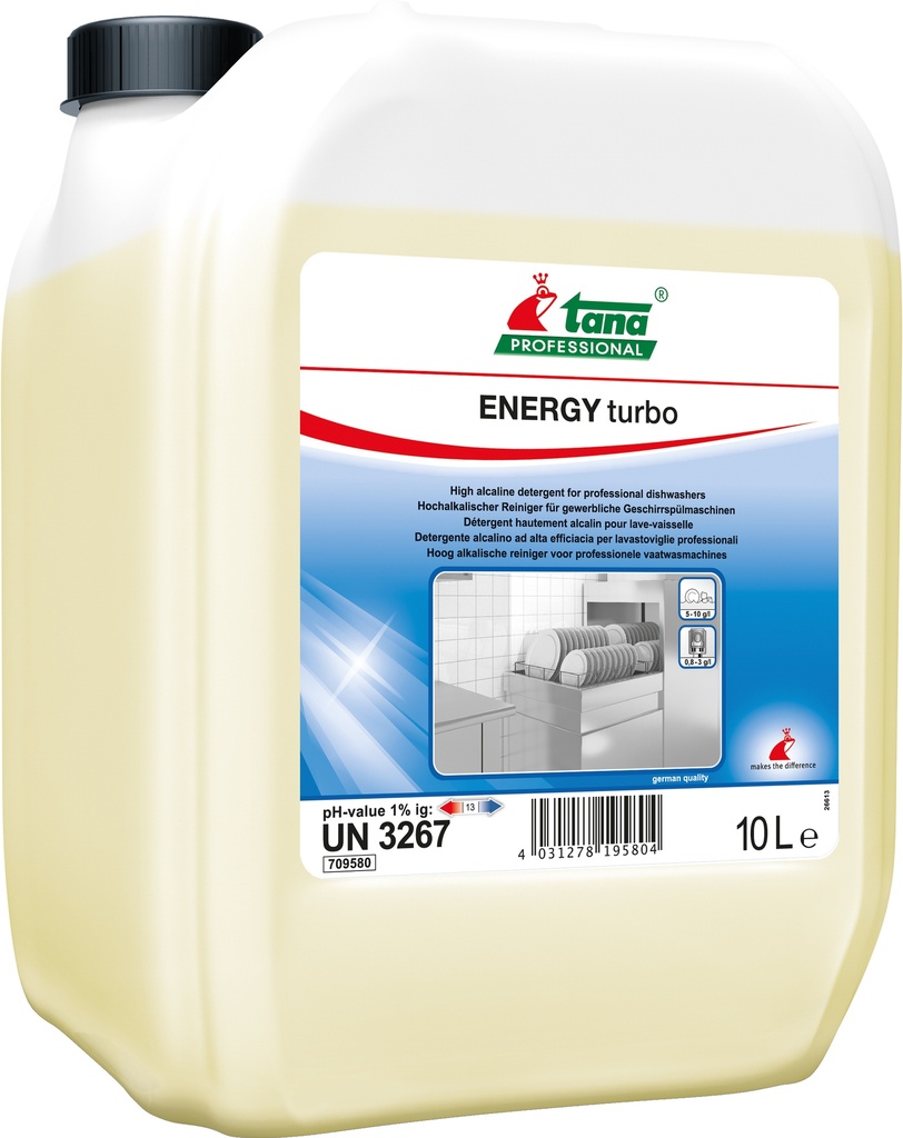 ENERGY turbo  (HP) 10L - Liquide de trempage Lave-Vaisselle