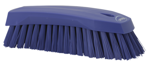 Brosse à main &quot;L&quot; dur fibres polyester - 60x70x200mm