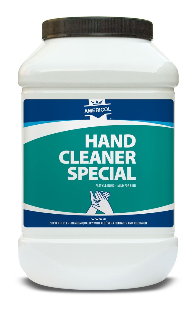 Americol Handclean S en 4x4,5L - Nettoyant Industriel mains sans solvant - Pot plastique