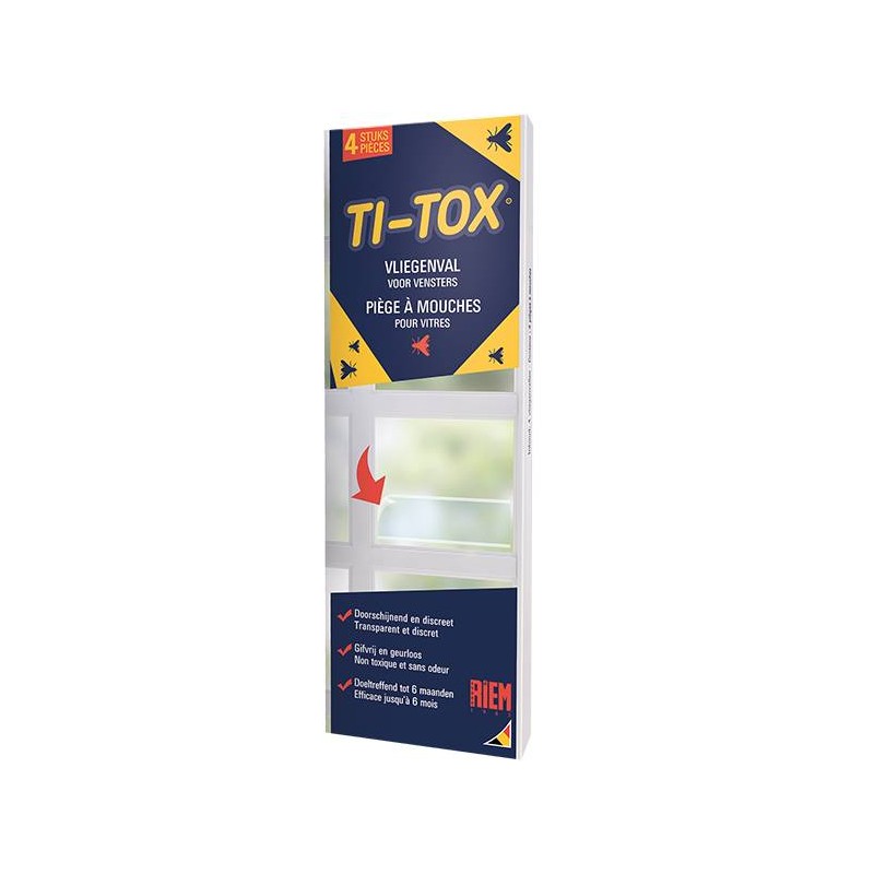 Riem Ti-Tox Piège à mouches x 4 pièces