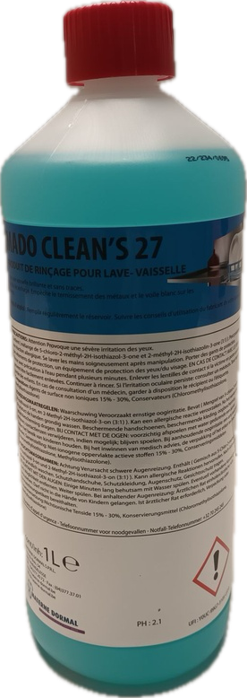 Mado 27 en 1L - Rinçage lave-vaisselle