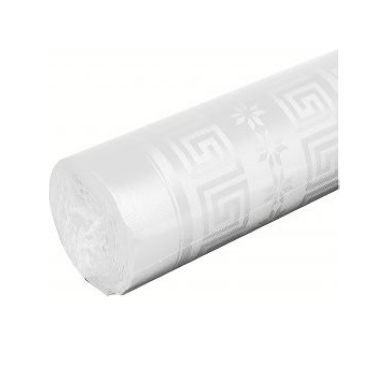 Nappe Damasse  50M/1,2M - Blanche