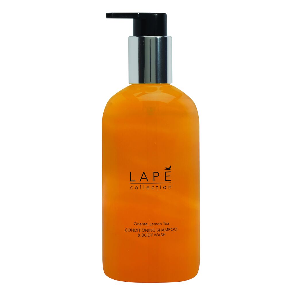 LAPĒ Collection Oriental Lemon Tea Conditioning Shampoo &amp; Body Wash 8x0.3L