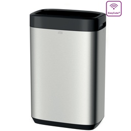 [35035] [46 00 11] Poubelle Tork 50L Bin Acier inoxydable/Noir B1