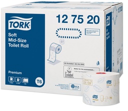 [502341] [12 75 20] Papier toil compact Tork 2plis x27rlx (90mètres)-T6