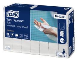 [50831] [10 02 88] Serviette mains X Press Plus-Tork Hand Soft premium 2plis x2.310pcs  H2