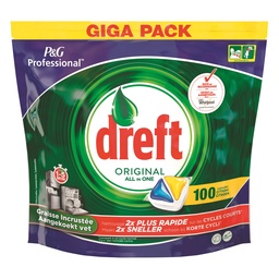 [524038] [881347] DREFT Tabl. Clean&amp;Fr.Liq.Citron 3x90 pièces