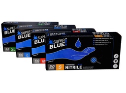 Gant Nitrile SuperBlue 12g non-poudré - Bte x50 pièces