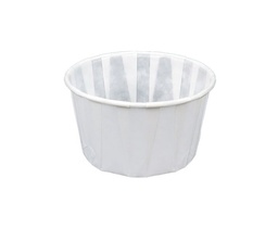 [61600039] [61600039] Container papier blanc rond 65x37mm 96ml - 20x250 pièces