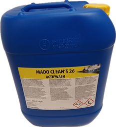 [DE2008/25] [DE2008/25] Mado 26 Actifwash lavage Lave Vaisselle chloré en 25Kg/20L