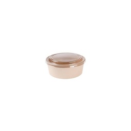 [POTCART1130C] [61600084] Pot rond en carton brun 1130ml Pokepack Diam.183x59mm -Cart. 6x50 pièces