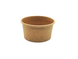 [732471] [61600112] Pot carton brun Ø73x41mm 75/90ml - Cart.20x50 pièces